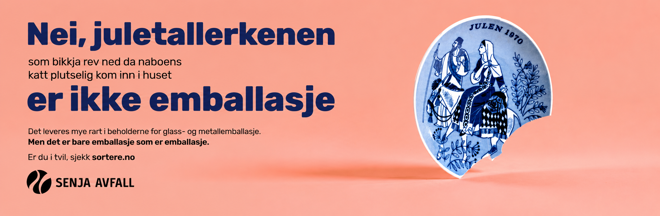 Kampanje for sortering av glass og metall